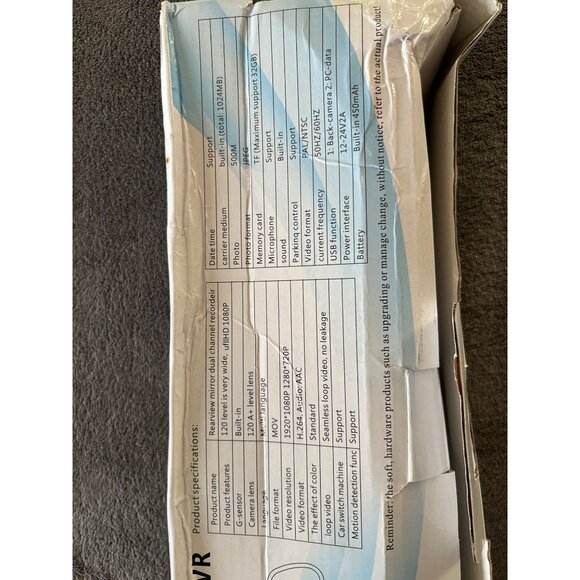 Vehicle Blackbox DVR Full HD 1080P Rearview Mirror Camera - Picture 8 of 13